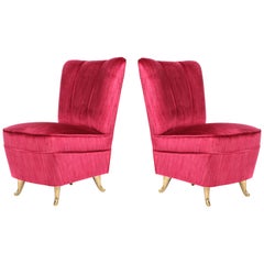 Pair of ISA Slipper Chairs