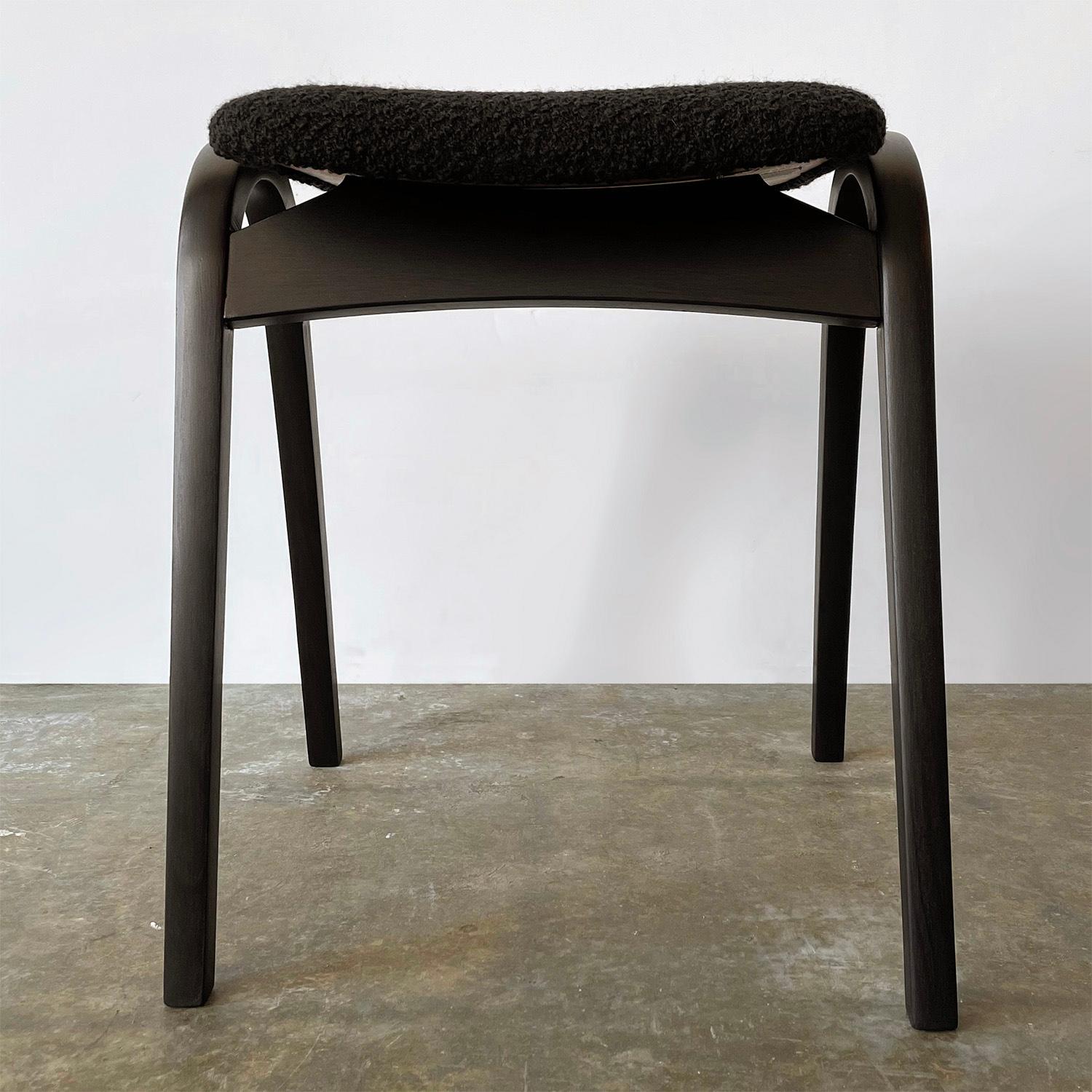 black bentwood stool