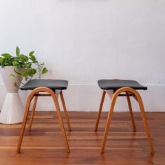 Pair of Isamu Kenmochi Stacking Stools