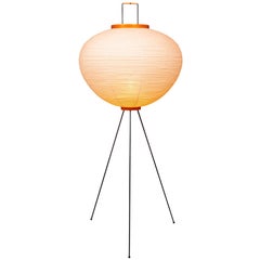 Pair of Isamu Noguchi Akari 10A Floor Lamps