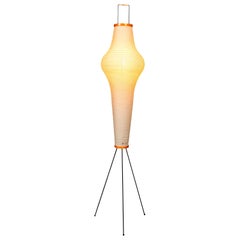 Pair of Isamu Noguchi Akari 14A Floor Lamps