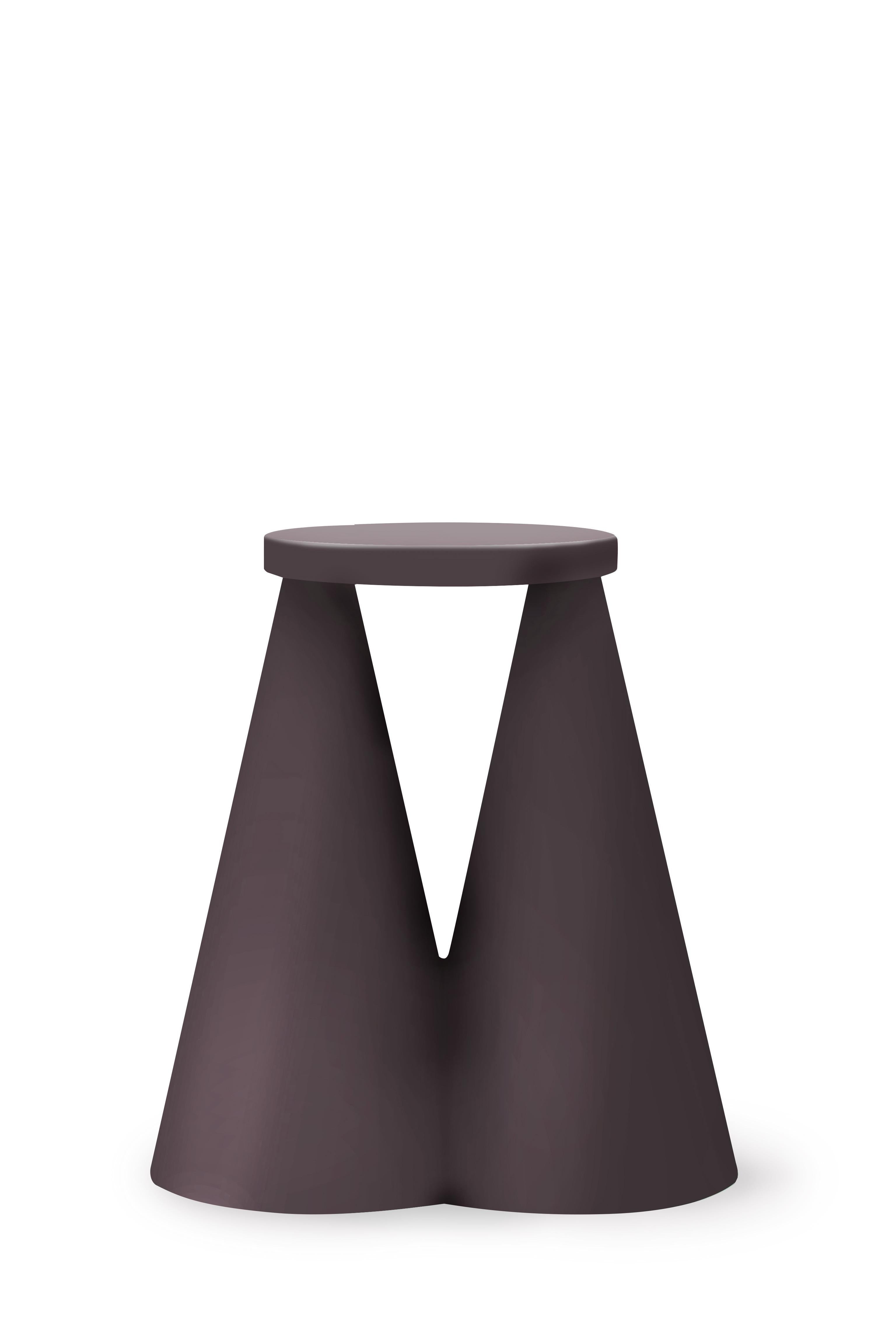 Contemporary Pair of Isola Side Table by Cara Davide For Sale