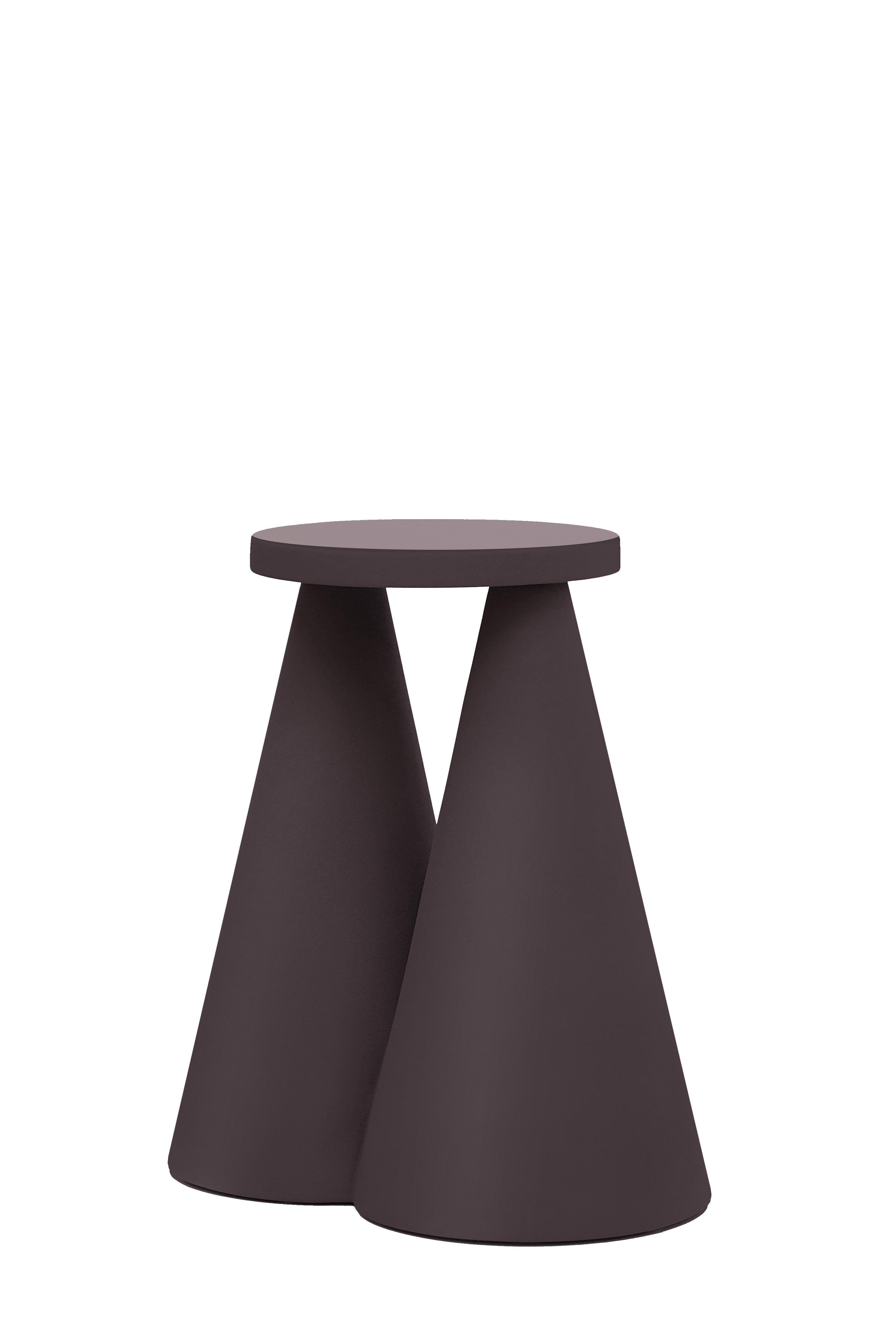 Contemporary Pair of Isola Side Table by Cara Davide For Sale