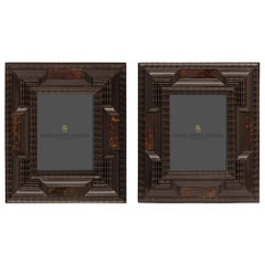Pair of Italian 17th Century Small Scale Florentine Mirrors/Picture Frames