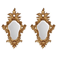 Pair of Italian 18th Century Baroque Mirrors
