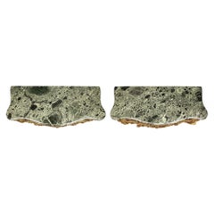 Pair of Italian 18th Century Louis XV Period Wall-Mounted Consoles