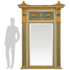 Ein Paar italienischer, neoklassizistischer Stühle aus der Louis-XVI-Zeit des 18. Jahrhunderts, mit natürlicher Patina, aus Holz, a