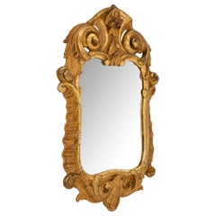 Pair of Italian 18th Century Mecca Mirrors with Original Mirror Plates