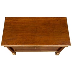 Pair of Italian 18th Century Neo-Classical St. Walnut, Ormolu, and Brass Chests