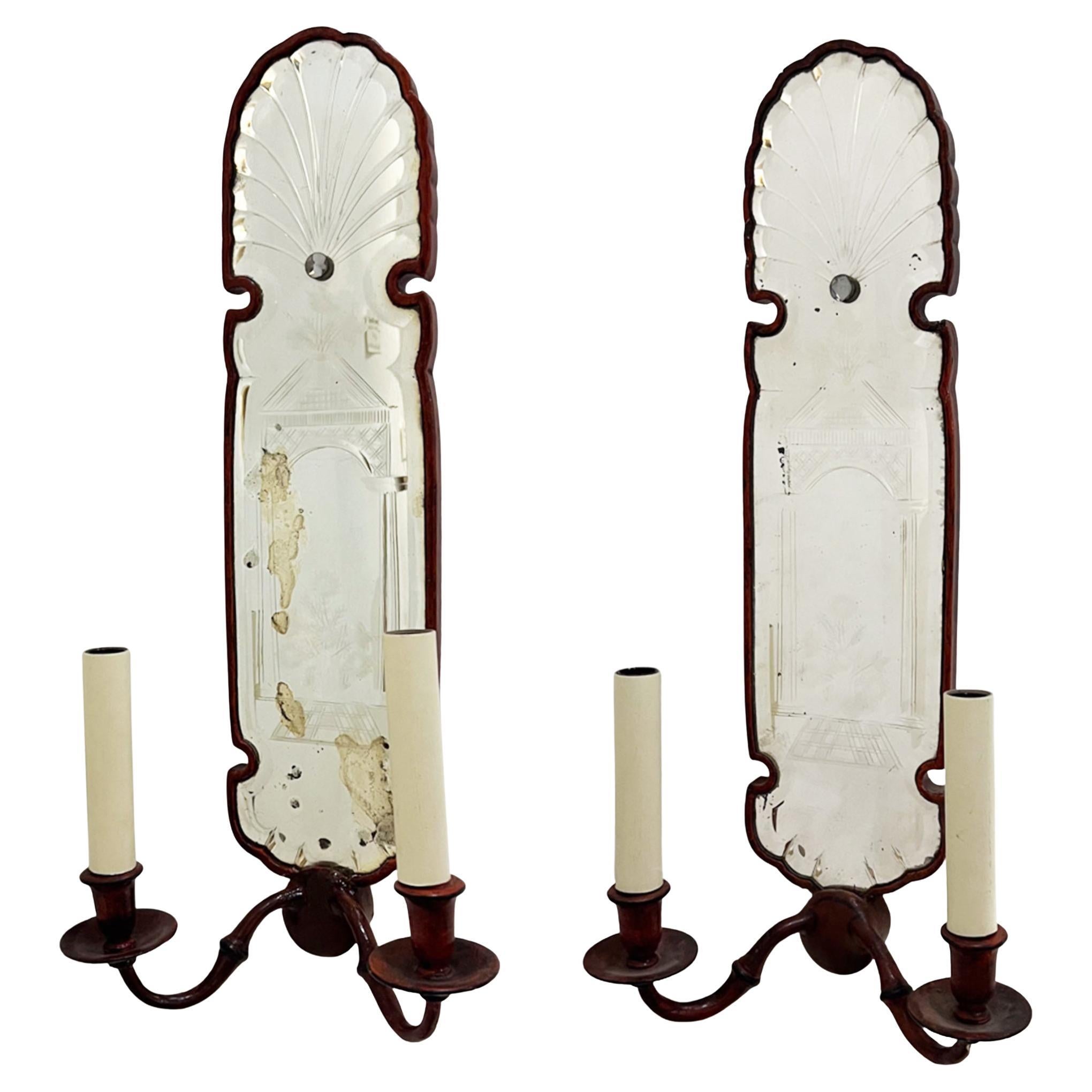 Pair of Italian 1920s Wall Sconces For Sale