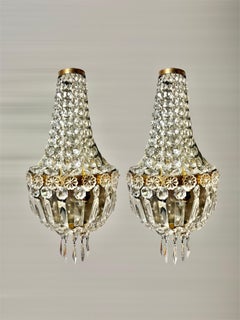 Pair of Italian 1950’s Empire Style Sconces