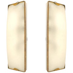 Pair of Italian 1950s Murano Wall Sconces