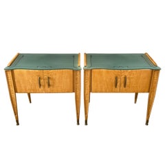 Pair of Italian 1950s Nightstands