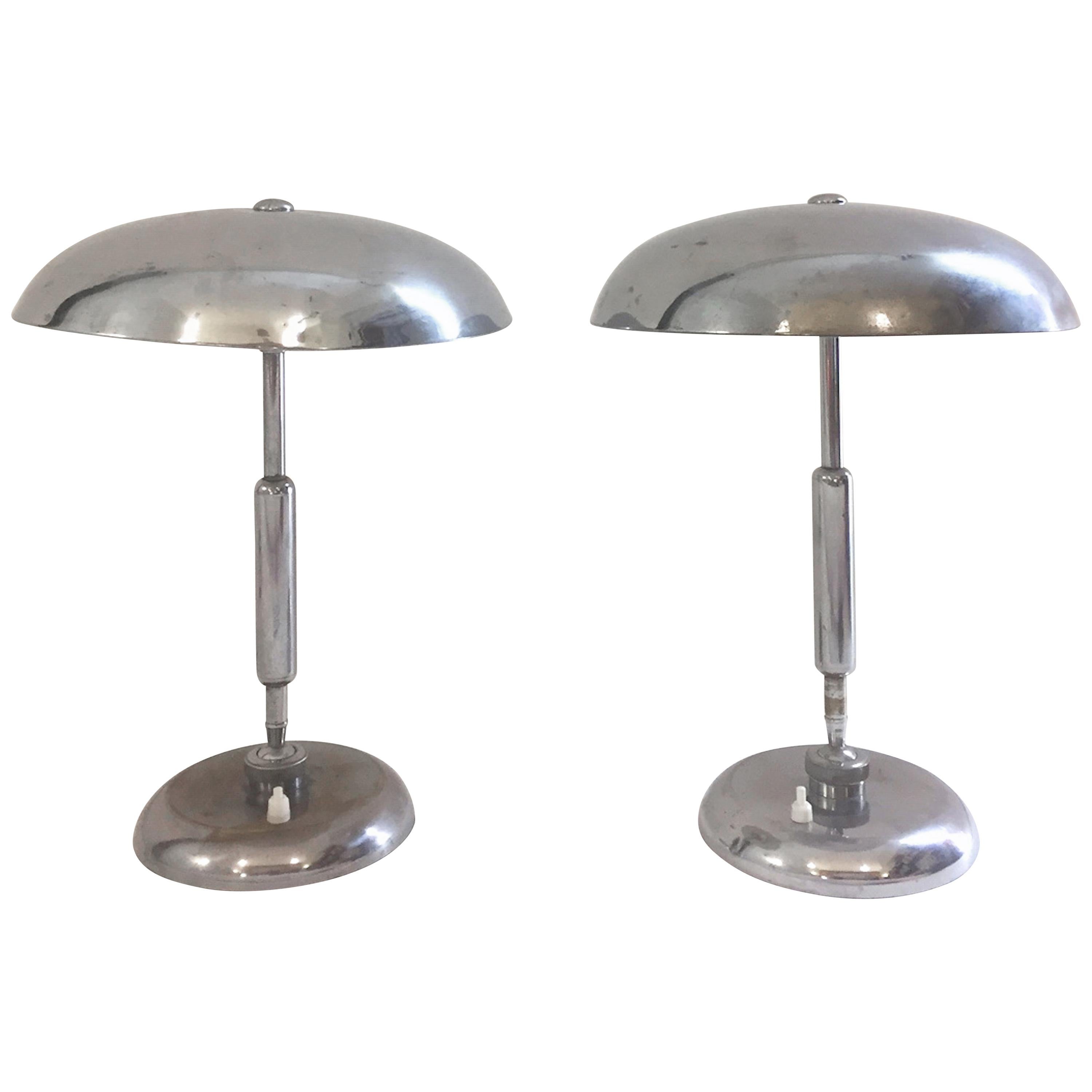 Pair of Italian 1950s Table Lamps