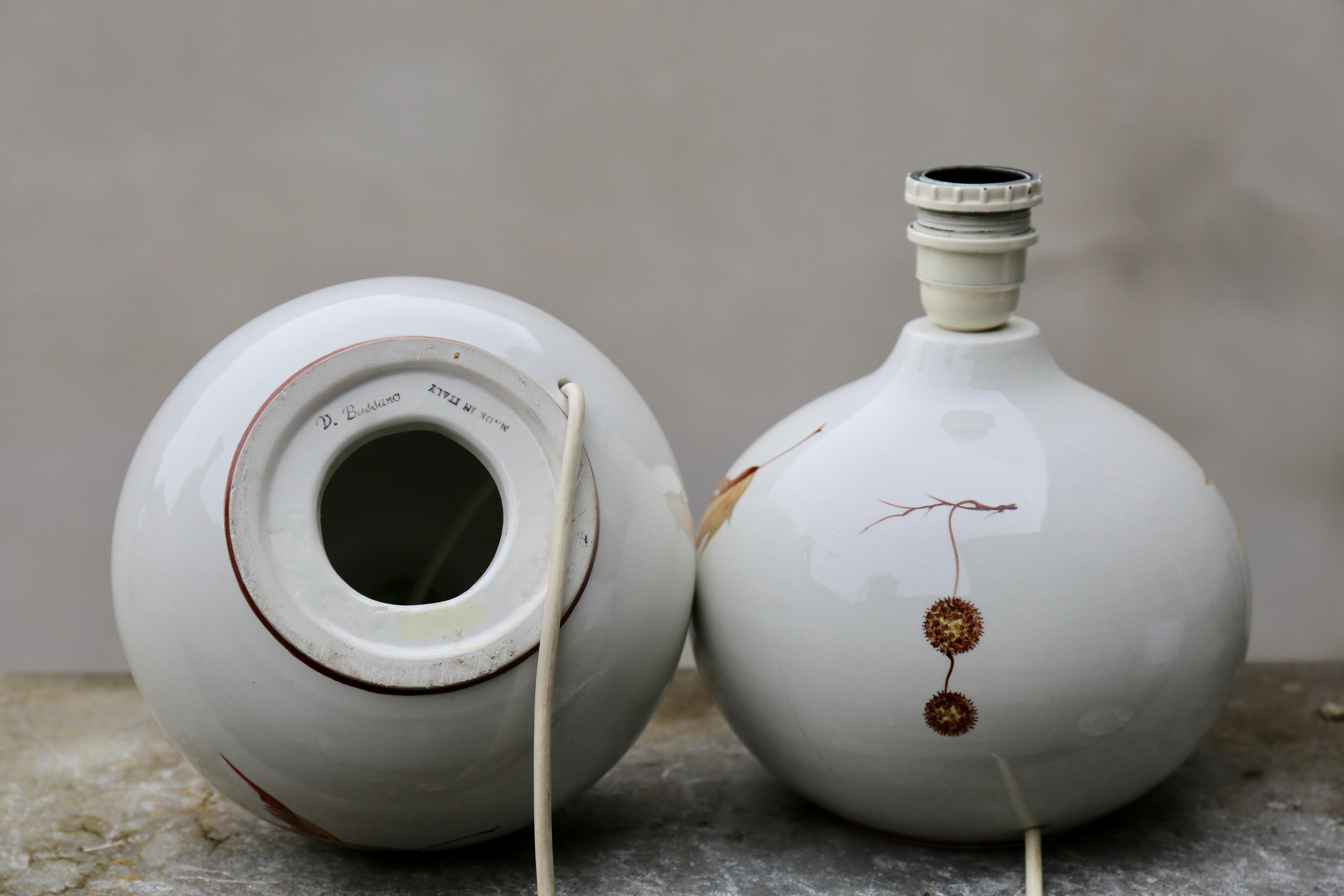 Coppia di lampade da tavolo italiane anni '60 di Bassano in vendita 3