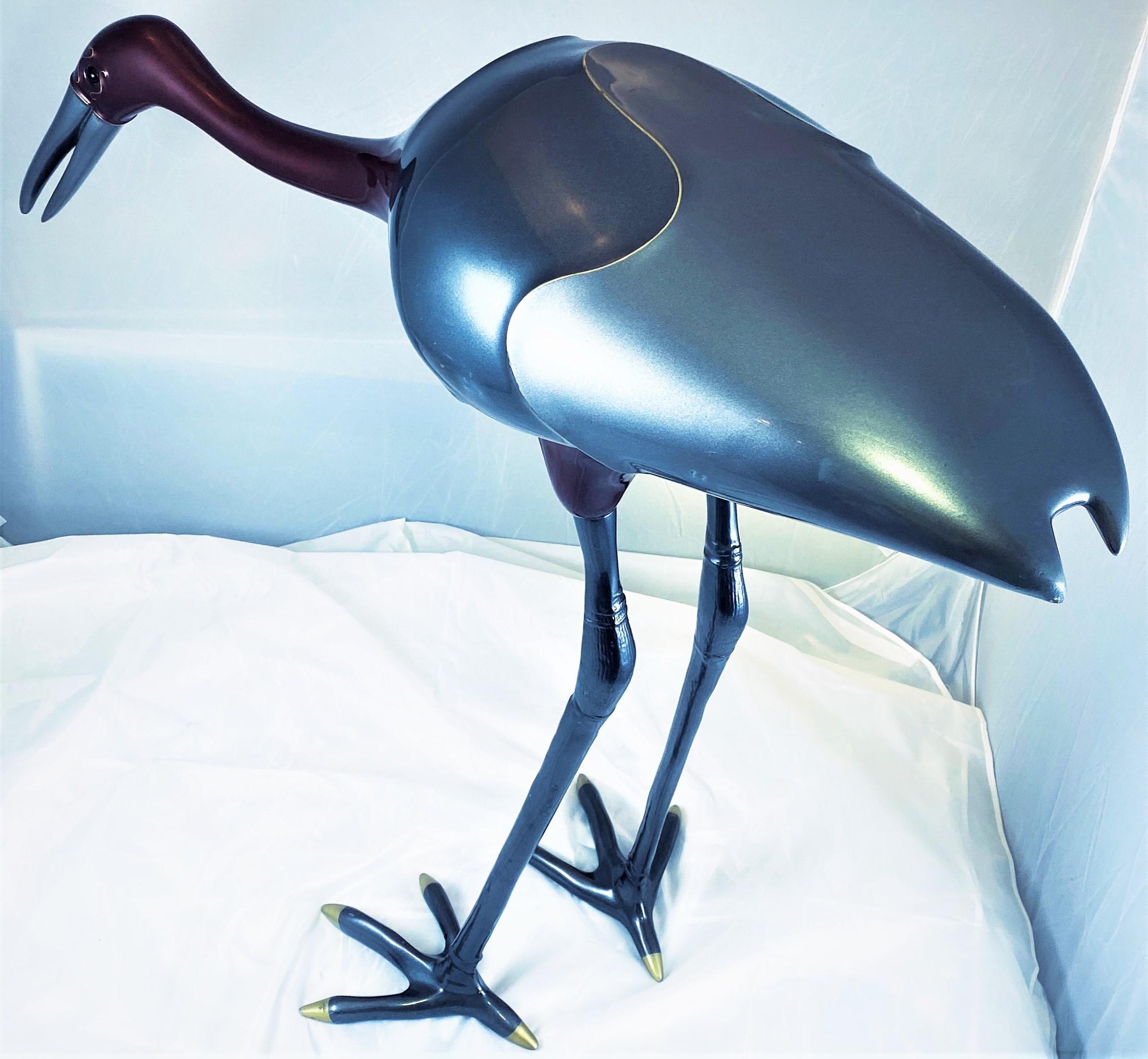 Pair of Italian 1980s Life-Sized Modern Flamingos For Sale 1