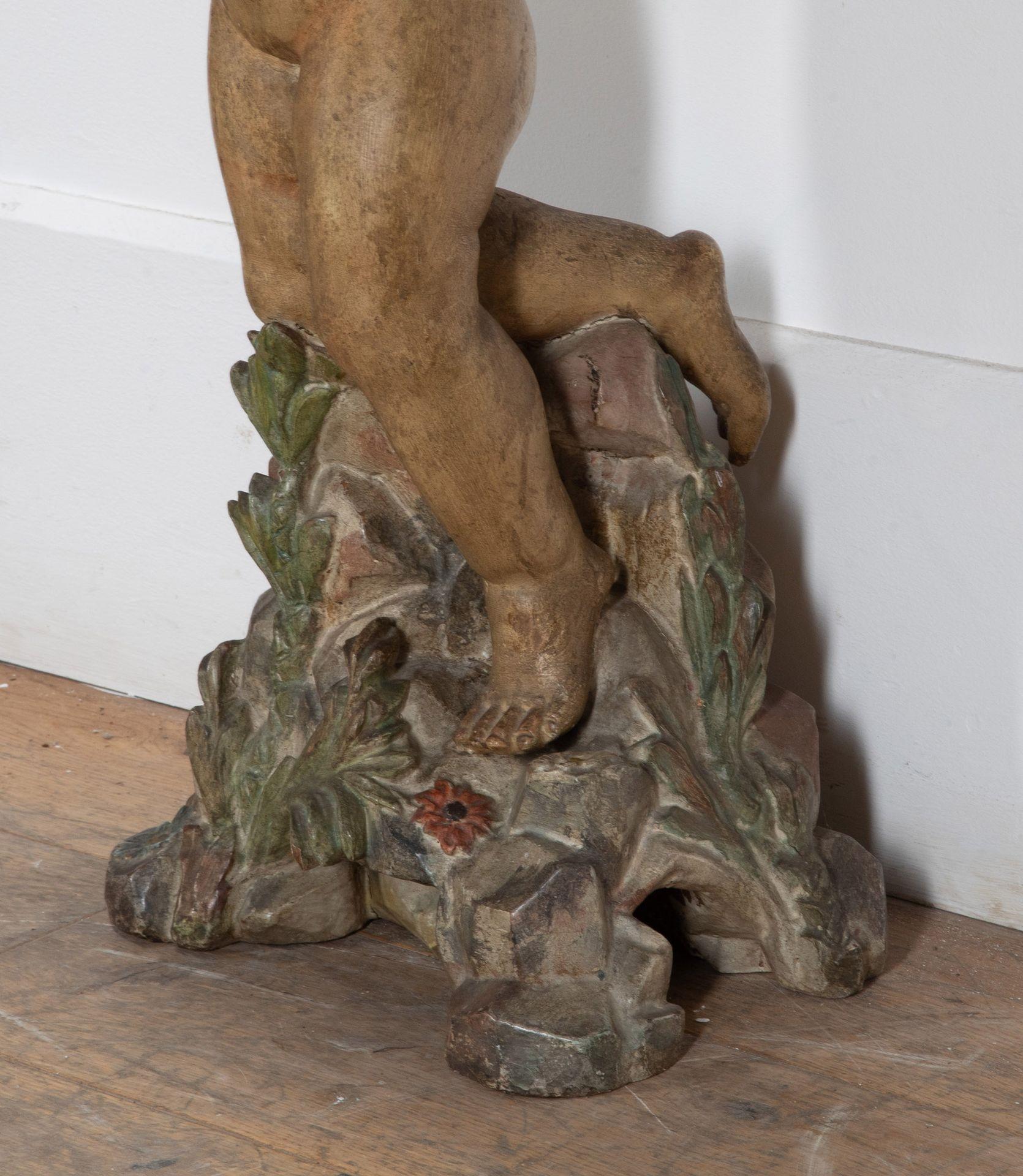Pair of Italian 19th Century Cherub Console Tables For Sale 8