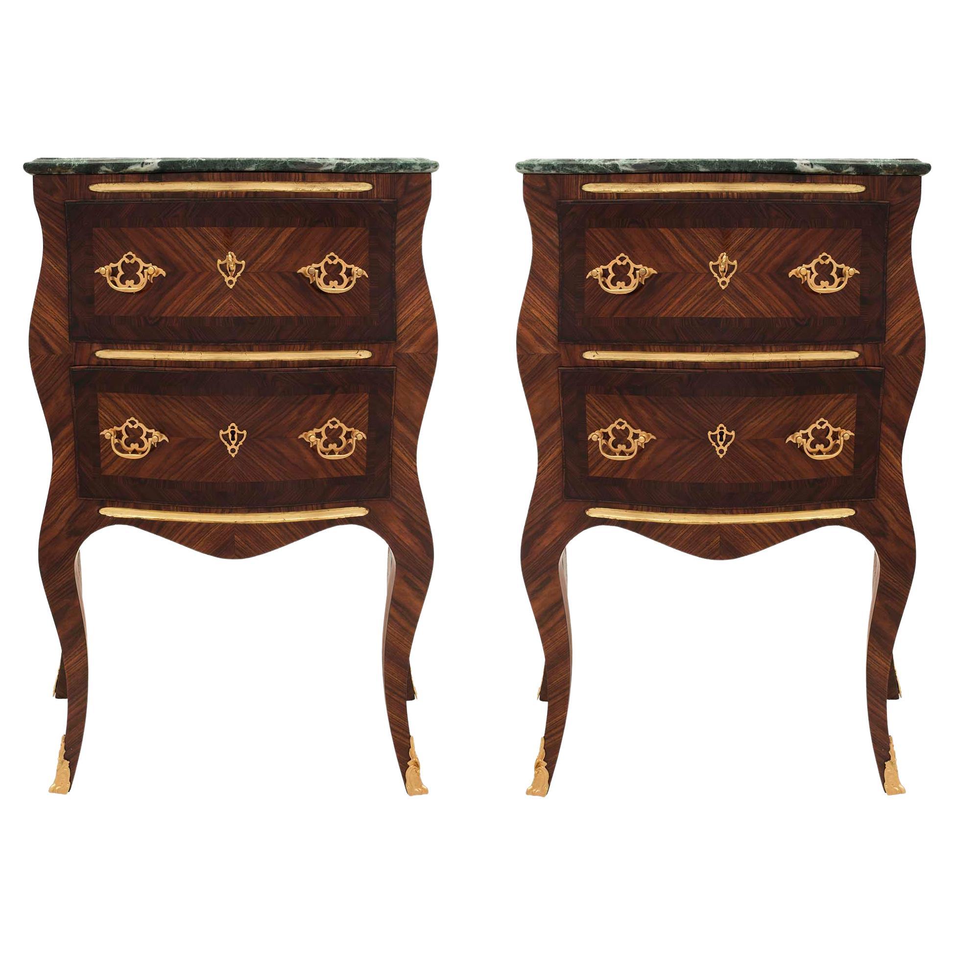 Pair of Italian 19th Century Louis XV Style Side Tables