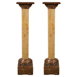 Pair of Italian Rococo Style Gilt Columns For Sale at 1stDibs | rococo ...
