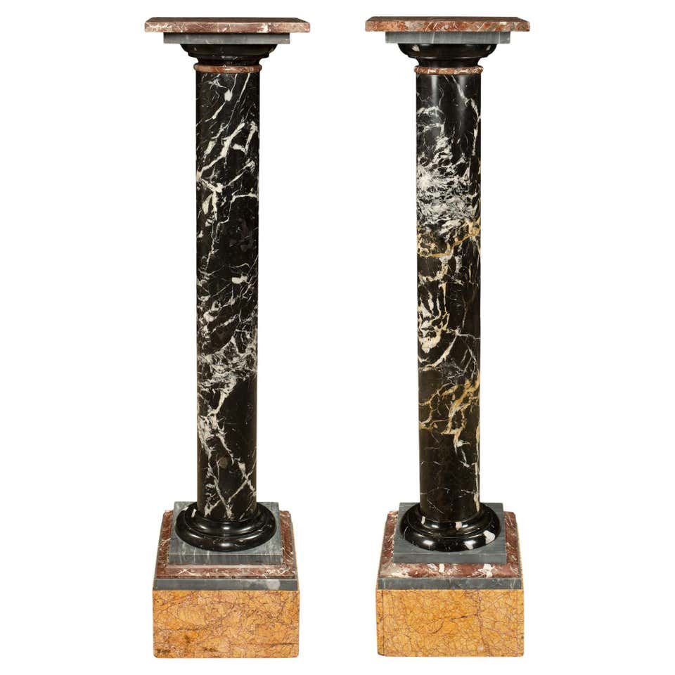 Pair of Italian 19th Century Architectural Wood Columns For Sale at ...