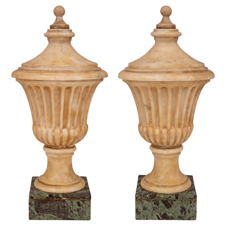 Pair of Italian 19th Century Neo-Classical St. Marble Urns For Sale at ...