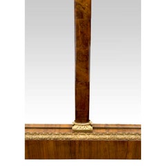 Pair of Italian 19th Century Neoclassical Style Walnut and Giltwood Mirrors