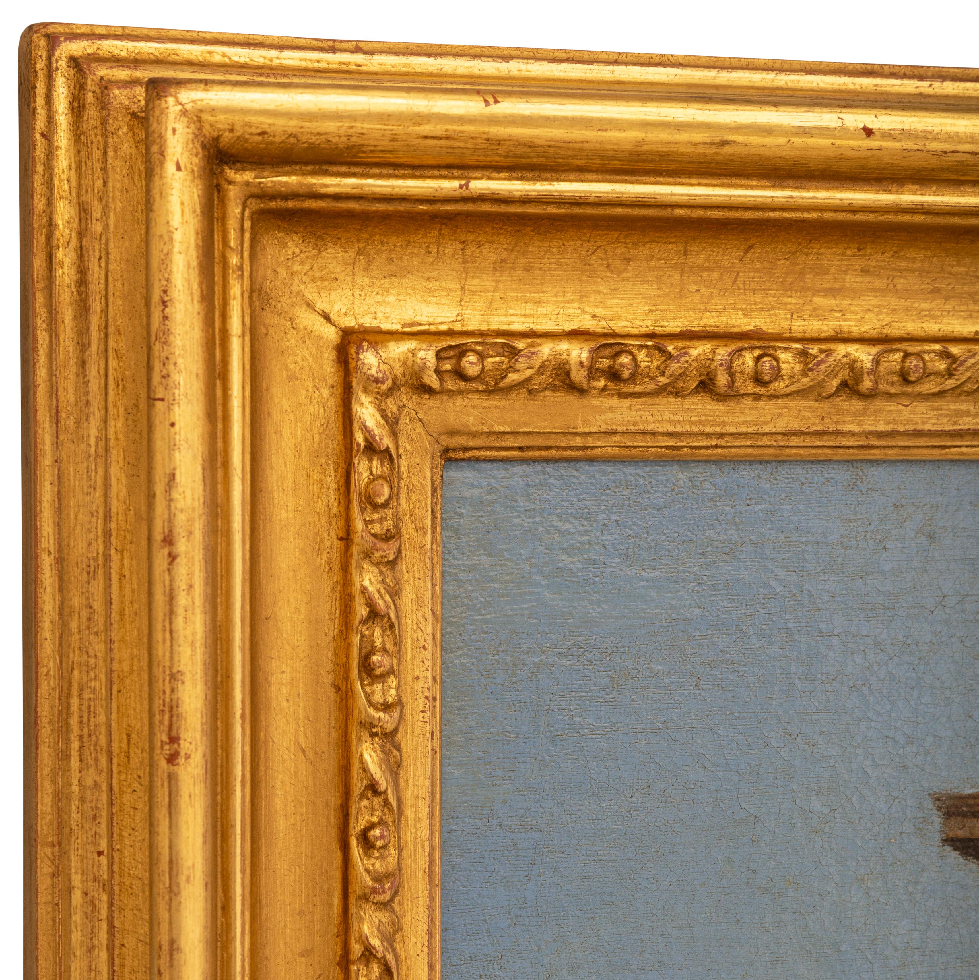 pair of Italian 17th century Oil on Canvas paintings, by Claude Lorrain For Sale 1