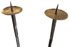 Pair Of Italian 19th Century Pique Cierges