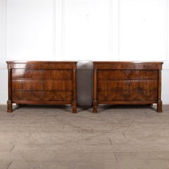 Pair of Italian 19th Century Rosewood Commodes