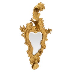 Pair of Italian 19th Century Venetian Giltwood Mirrors