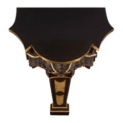 Pair of Italian 19th Century Venetian Wall Mounted Consoles/Pedestal Columns