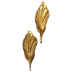 Pair of Italian 20th Century Sconces in Brass by Tommaso Barbi