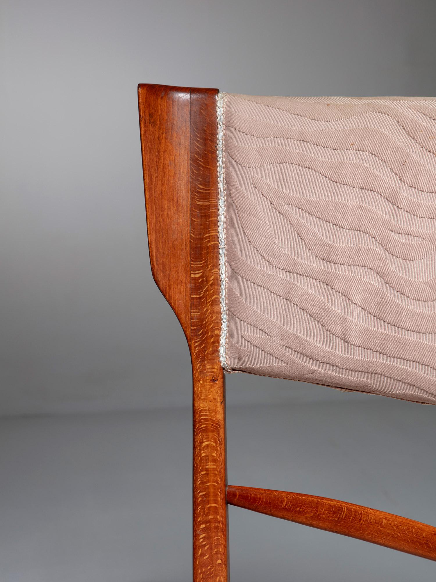 Pair of Italian 50s Dining Chairs Attributed to Paolo Buffa For Sale 2