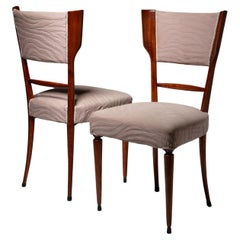 Pair of Italian 50s Dining Chairs Attributed to Paolo Buffa