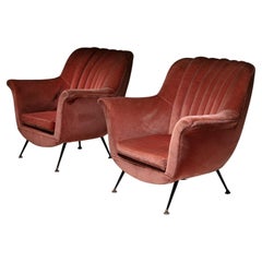 Pair of Italian 60s Lounge Chairs