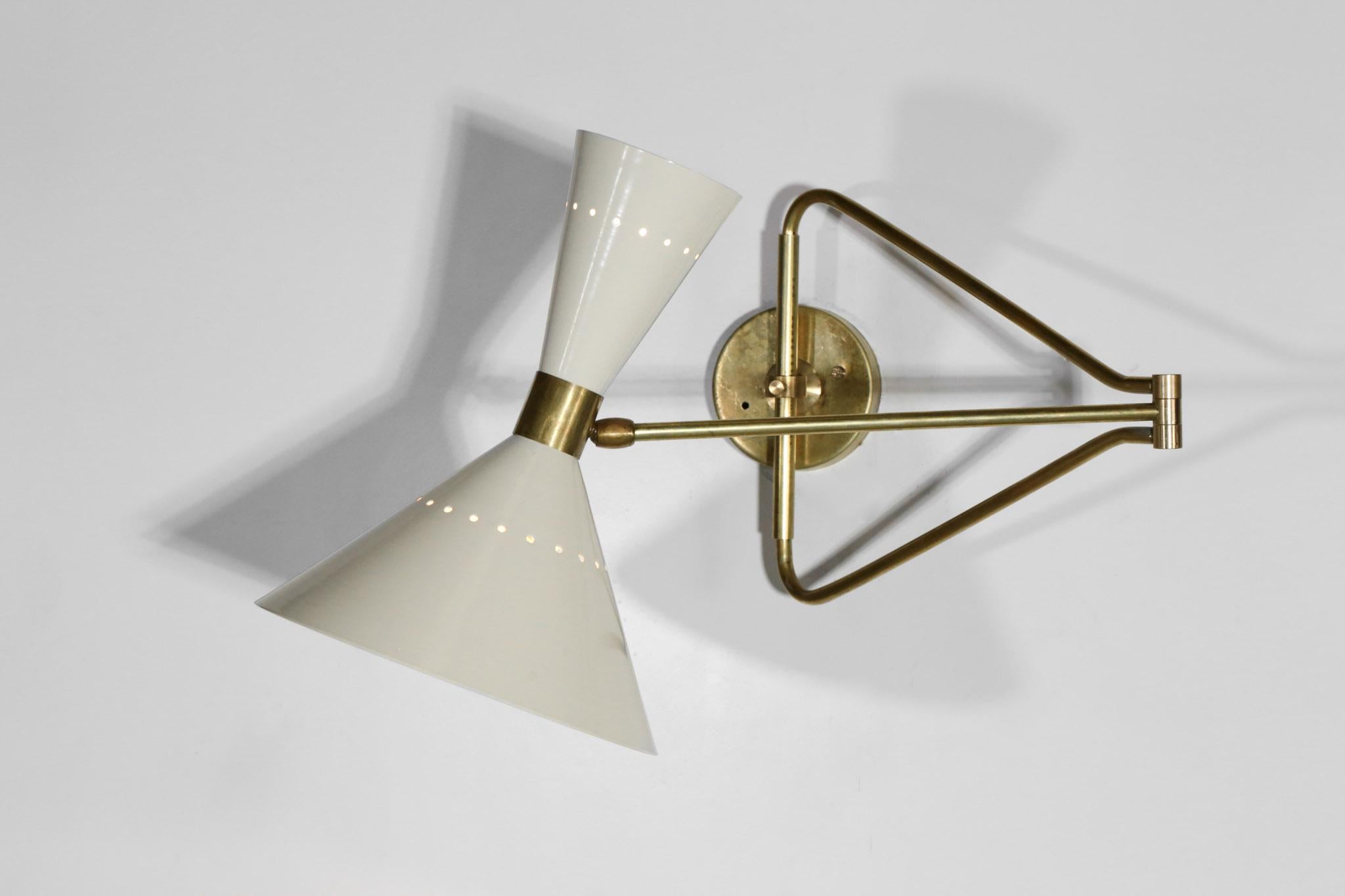 Pair of Italian Adjustable Wall Light 