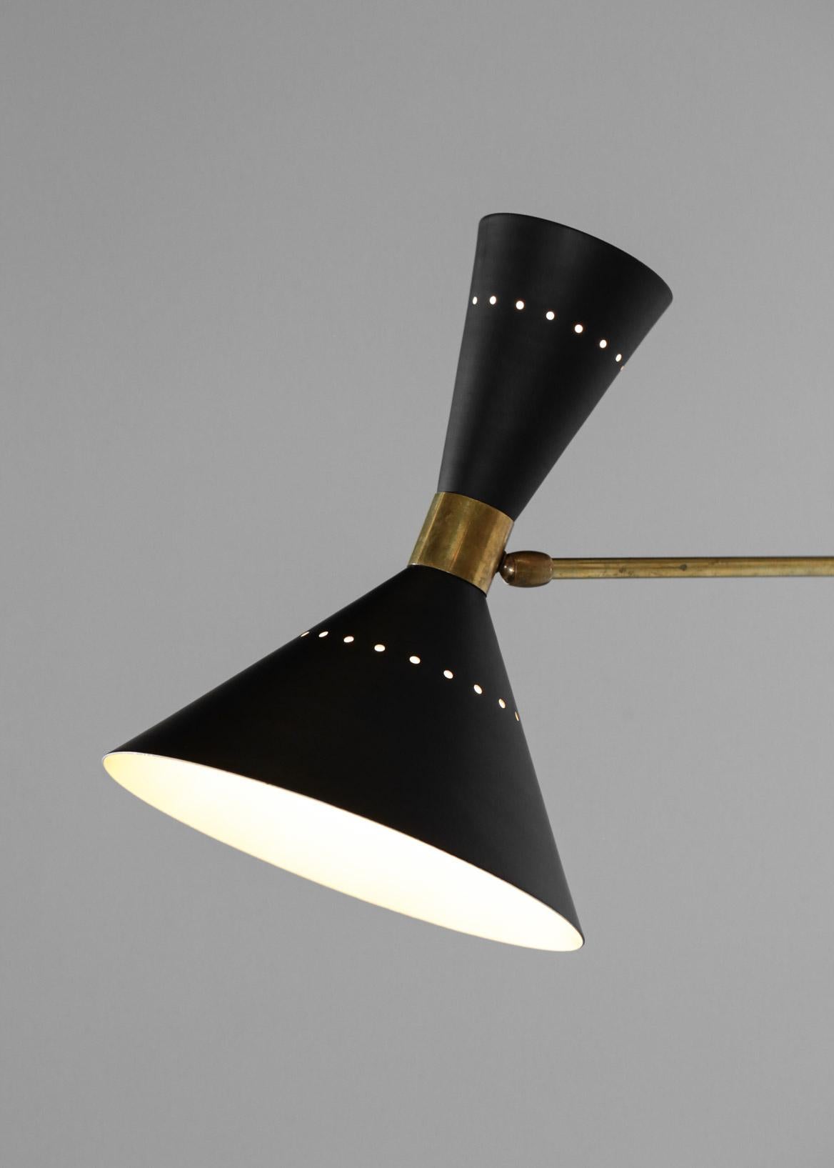 Contemporary Pair of Italian Adjustable Wall Light 