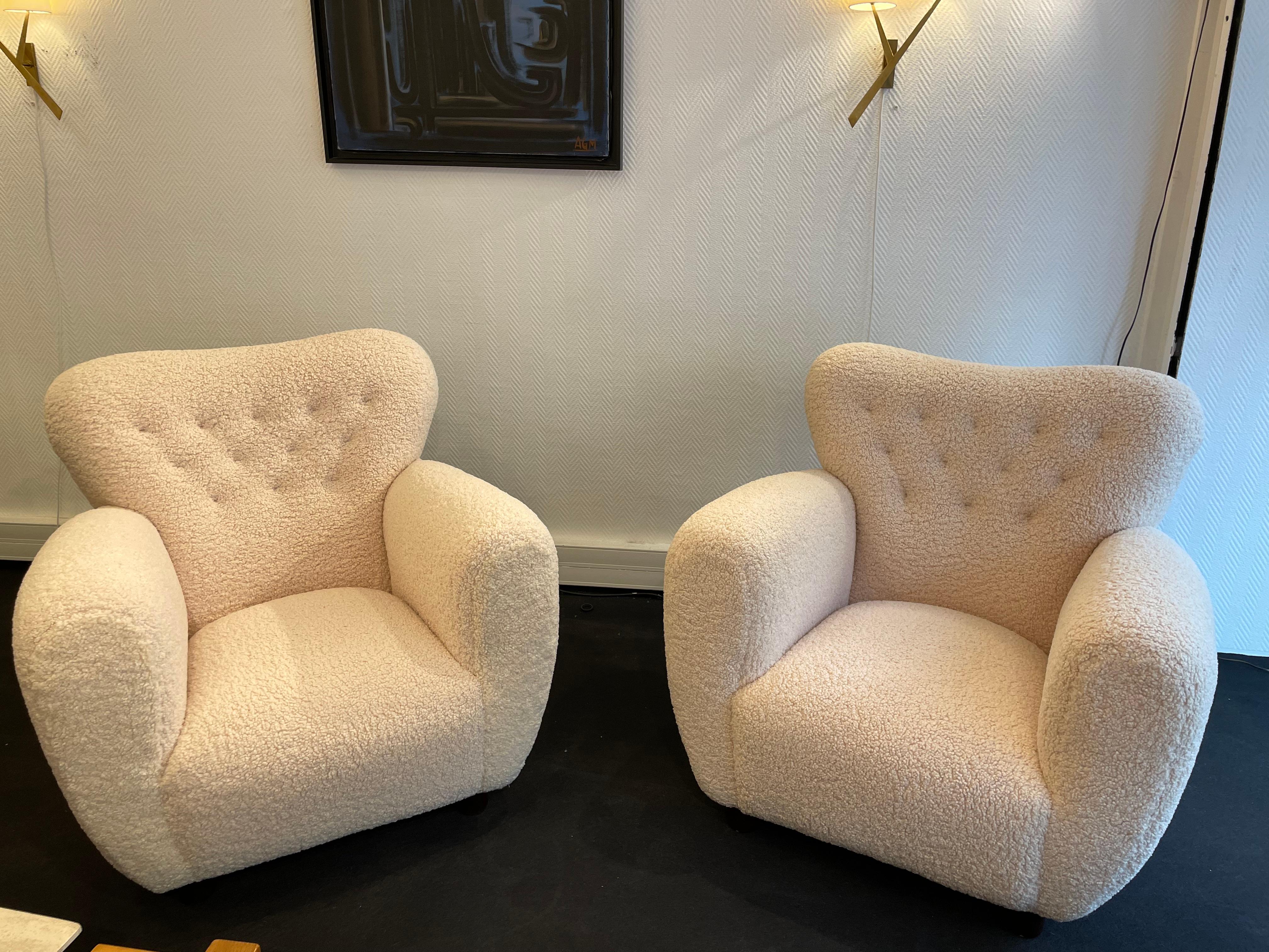 Pair of Italian Armchairs, 1950 2