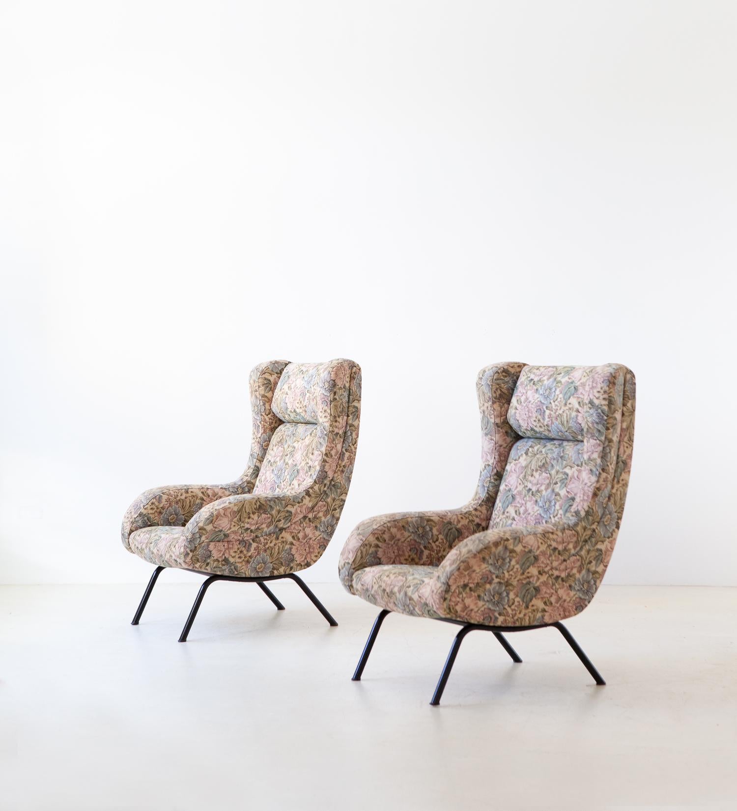 Pair of Italian Armchairs, 1950s 5