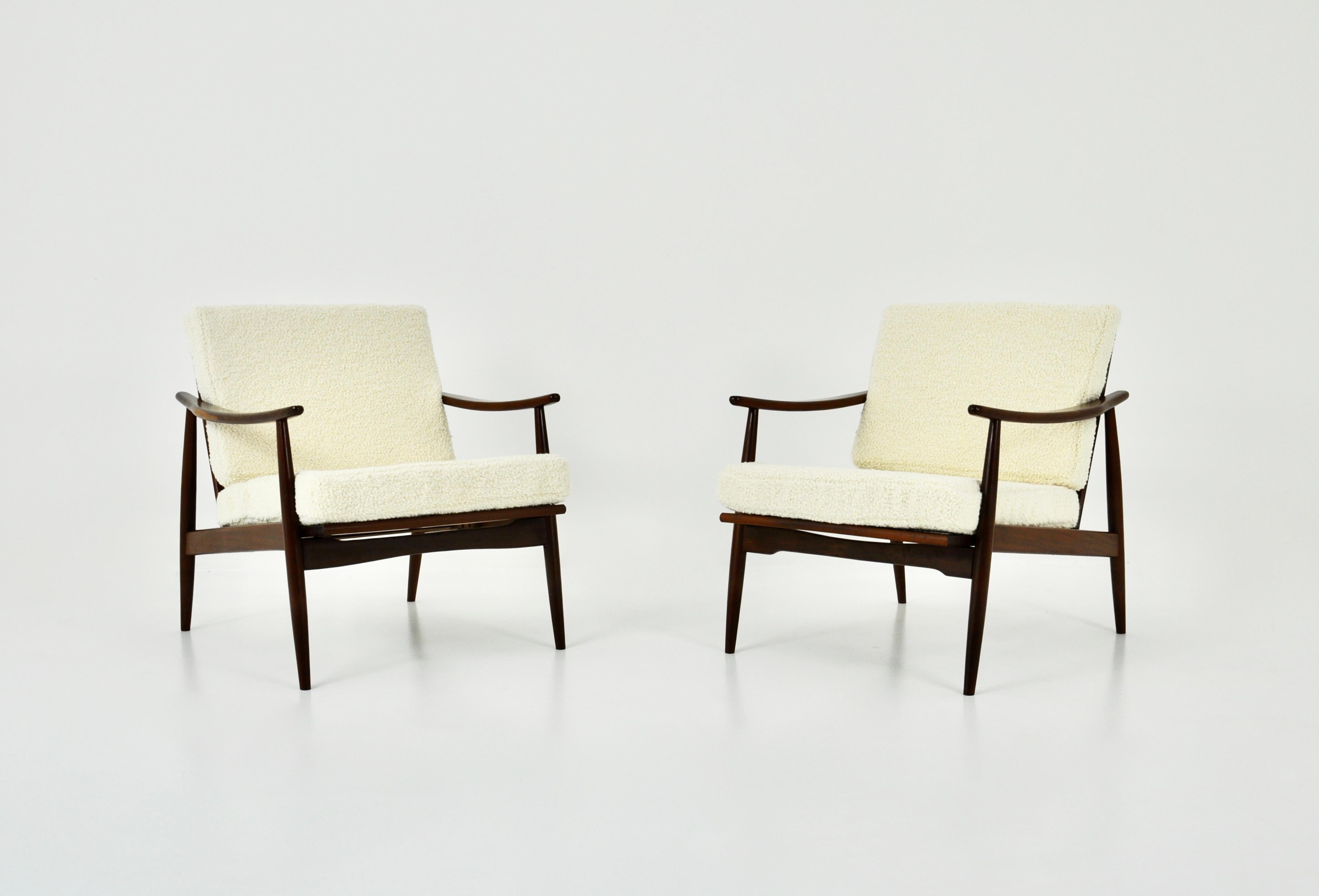 Pair of Italian Armchairs, 1960s In Good Condition For Sale In Lasne, BE