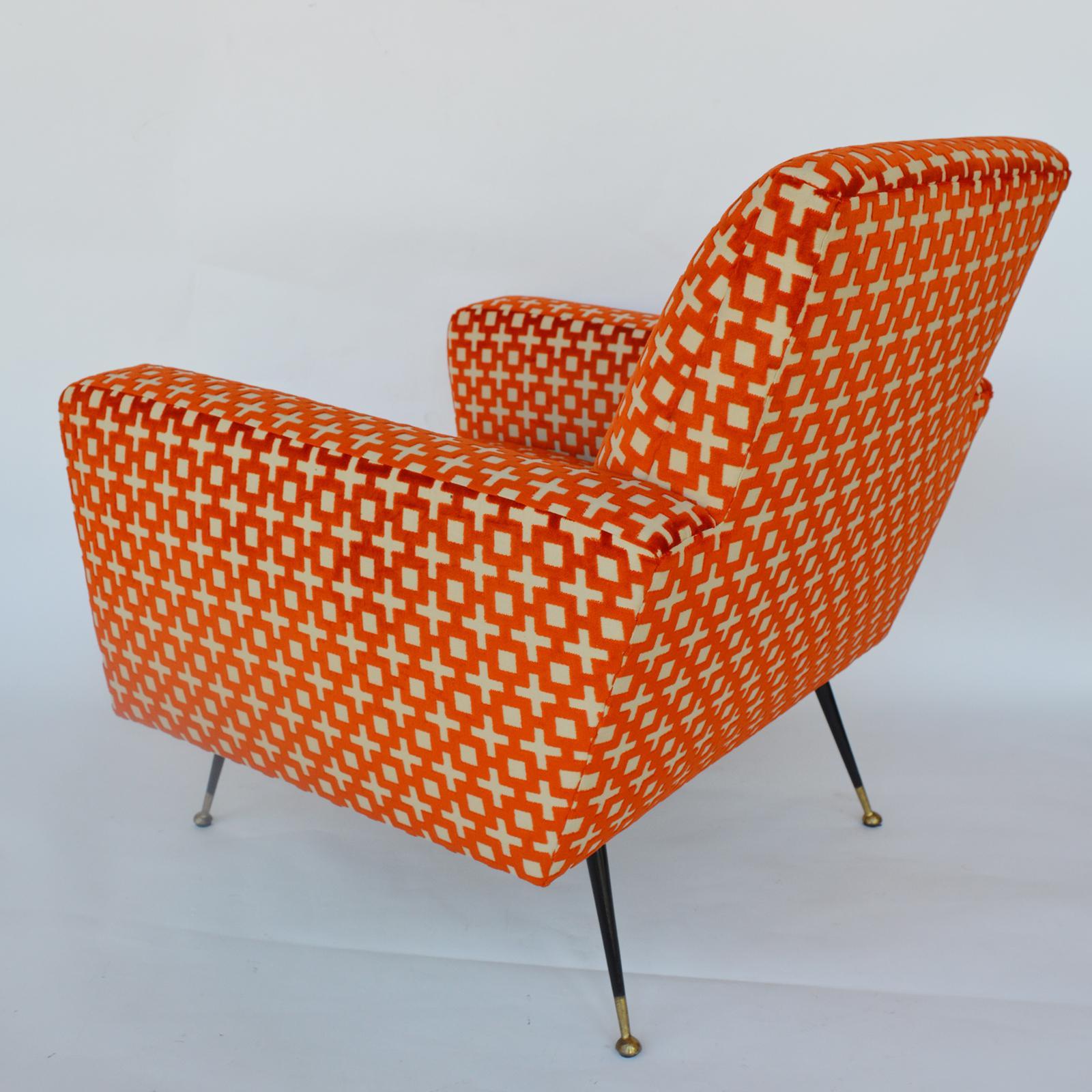 Other Pair of Italian Armchairs, 1960's