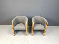 Paar italienische Sessel, 1980er Jahre