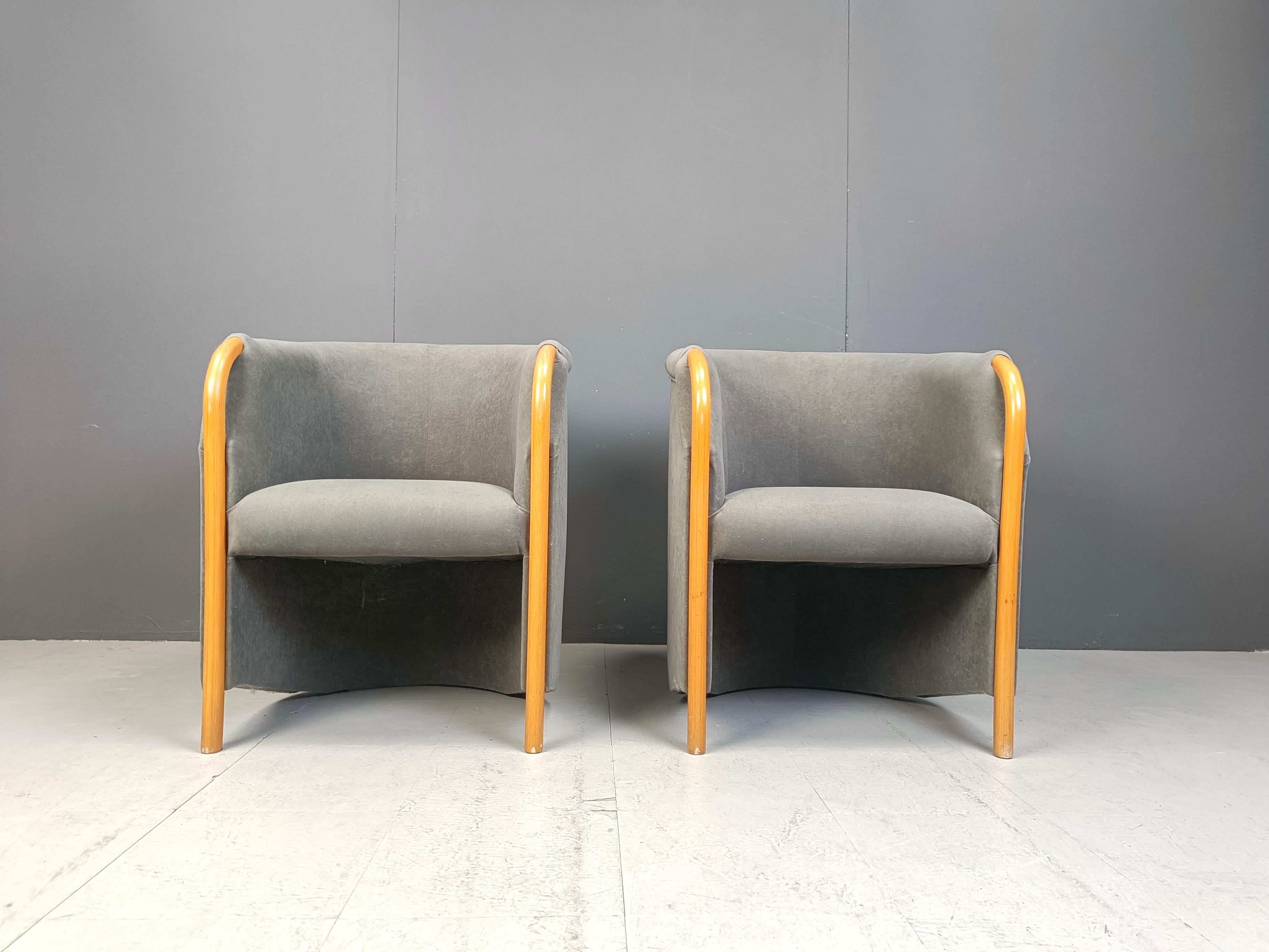 Pareja de sillones italianos, años 80 Italiano en venta