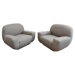 Pair of Italian Armchairs 70s