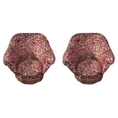 Pair of Italian Armchairs by Federico Munari, 1950