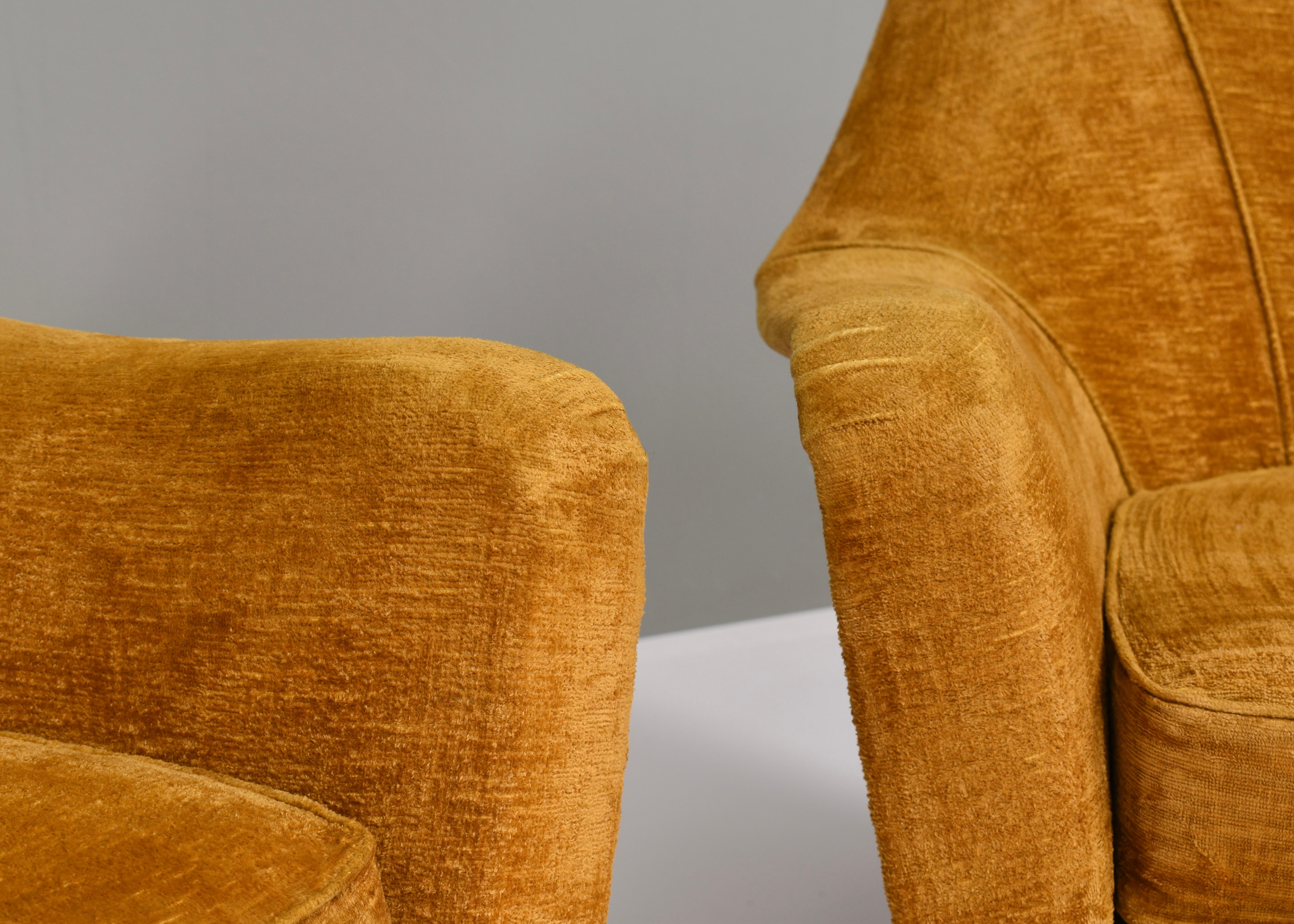 Paar italienische Sessel im Stil von Ico Parisi, Italien, um 950 im Angebot 3