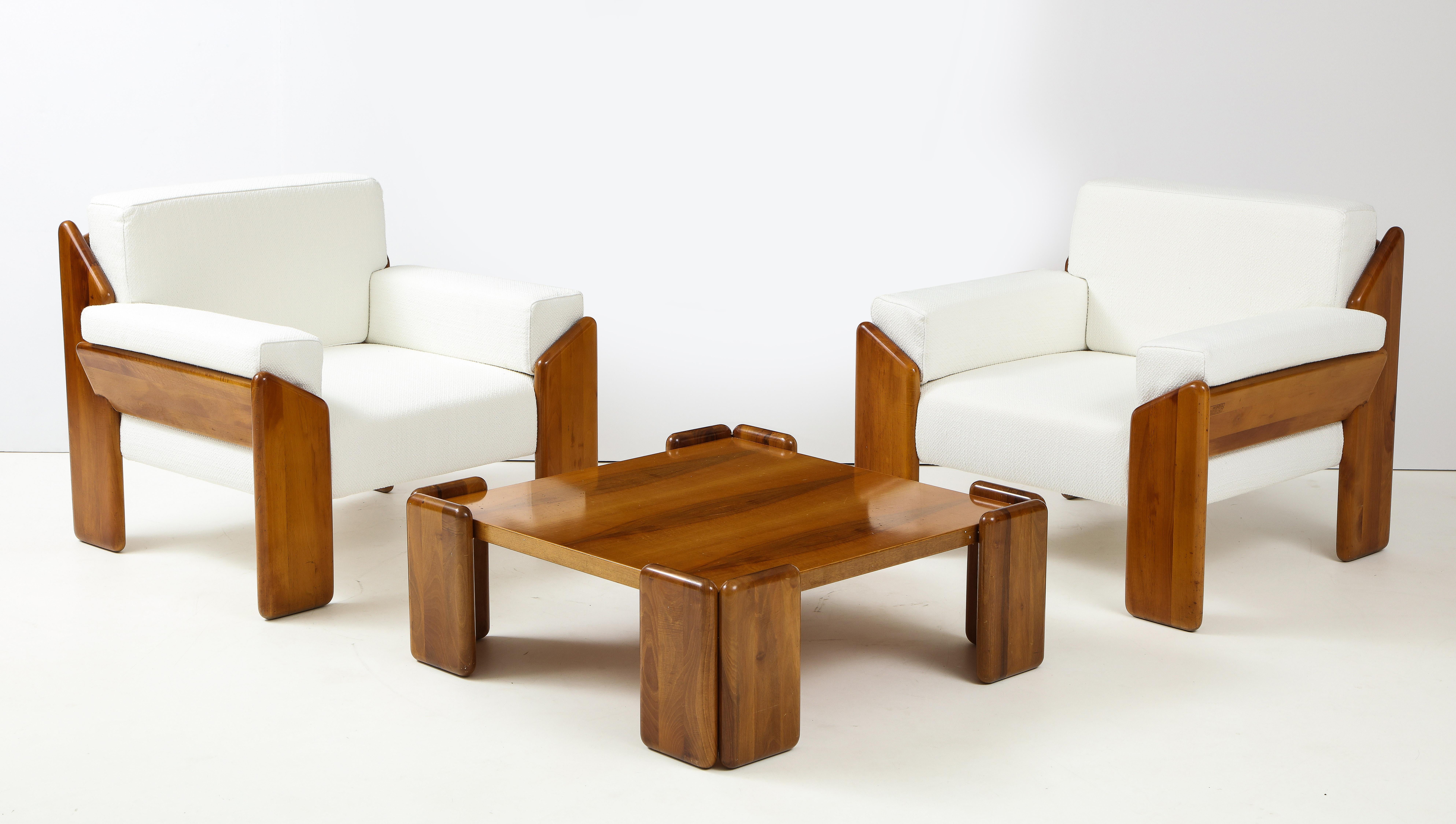 Pair of Italian Armchairs by Sapporo for Mobil Girgi, 1970's 6