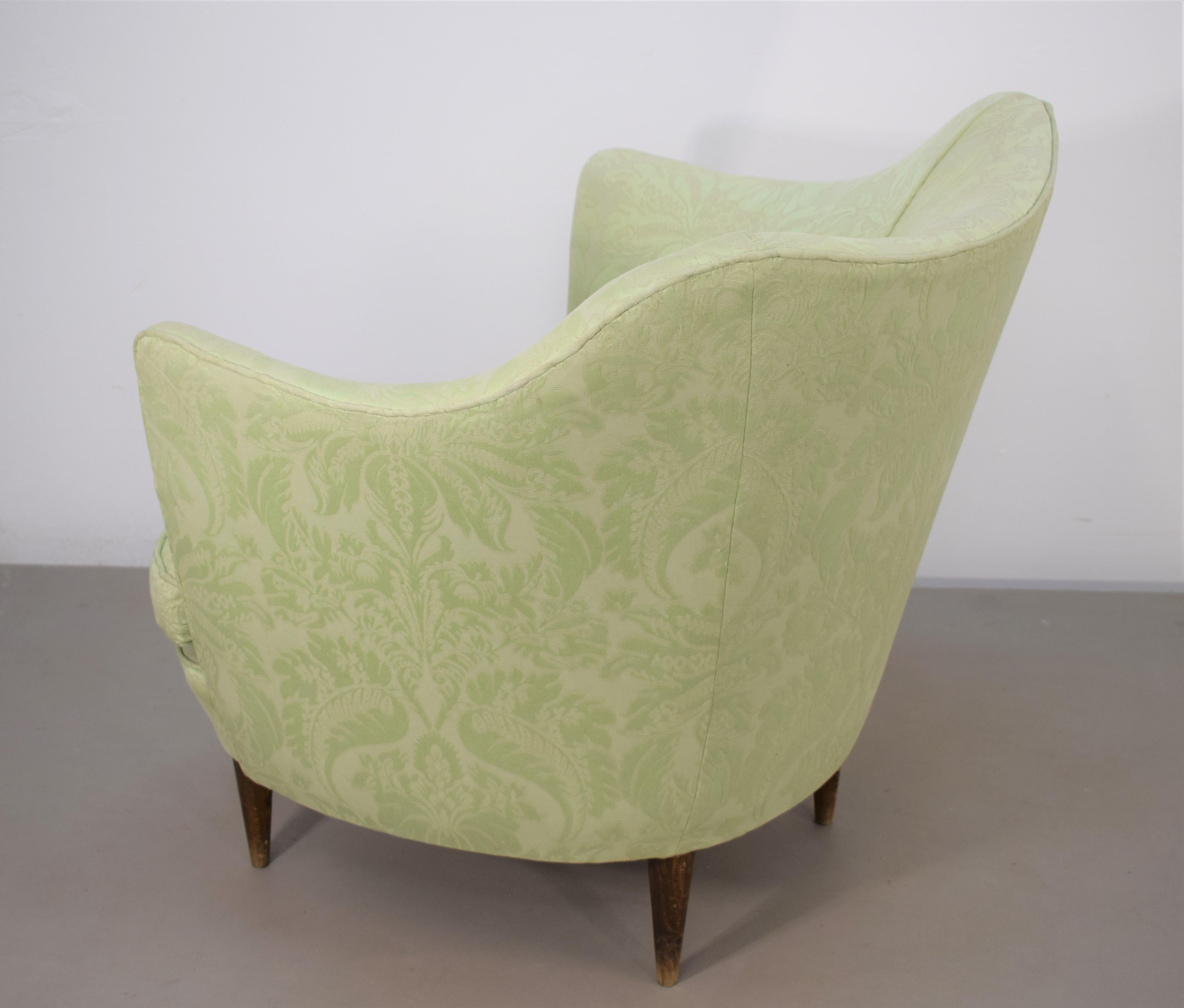 Pair of Italian Armchairs, Casa & Giardino, 1950s For Sale 4