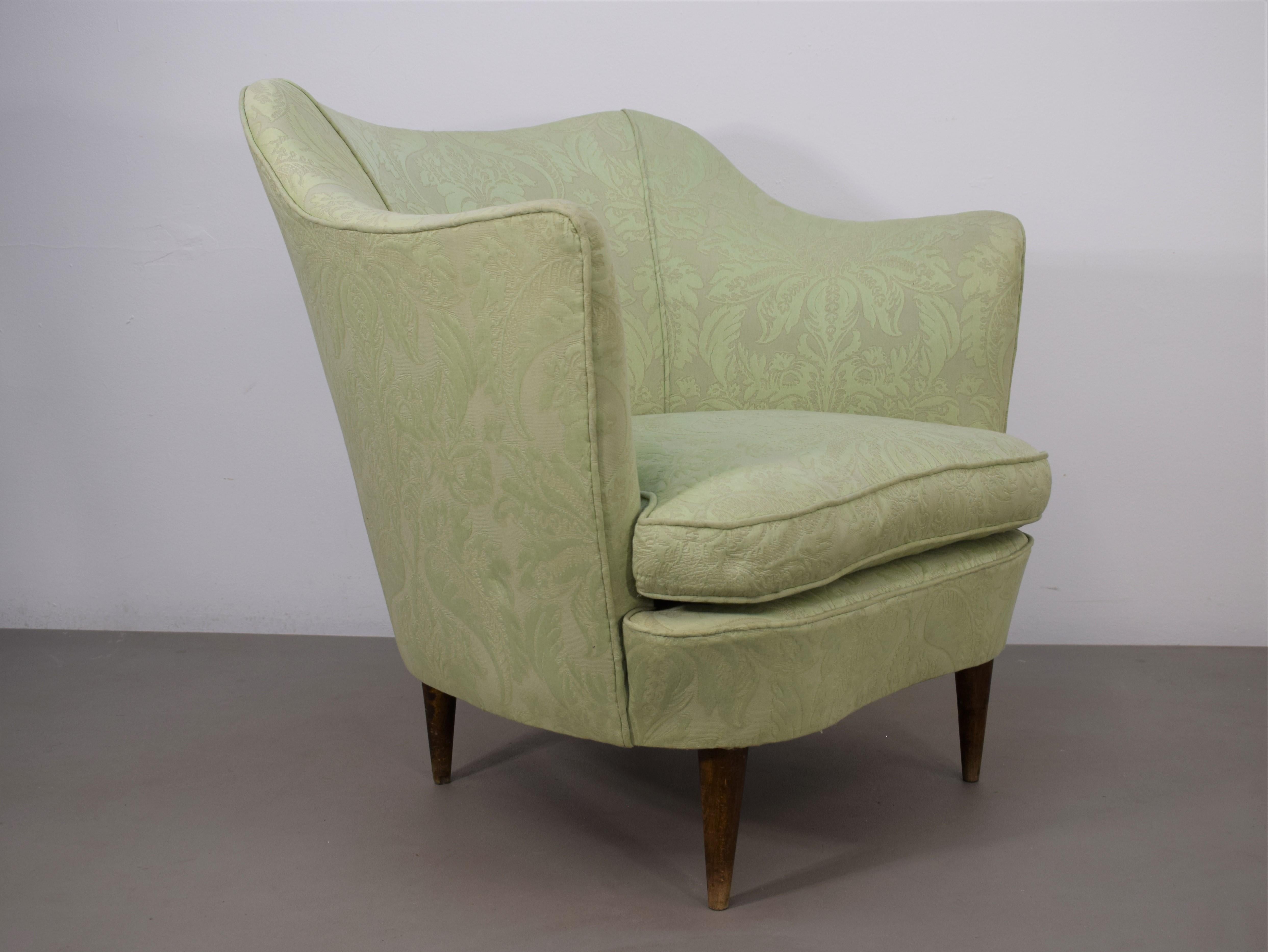 Paar italienische Sessel, Casa & Giardino, 1950er-Jahre (Mitte des 20. Jahrhunderts) im Angebot