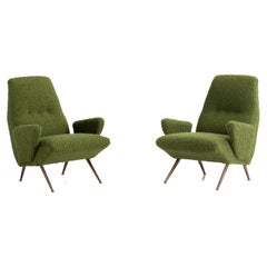 Pair of Italian Armchairs, Circa 1950